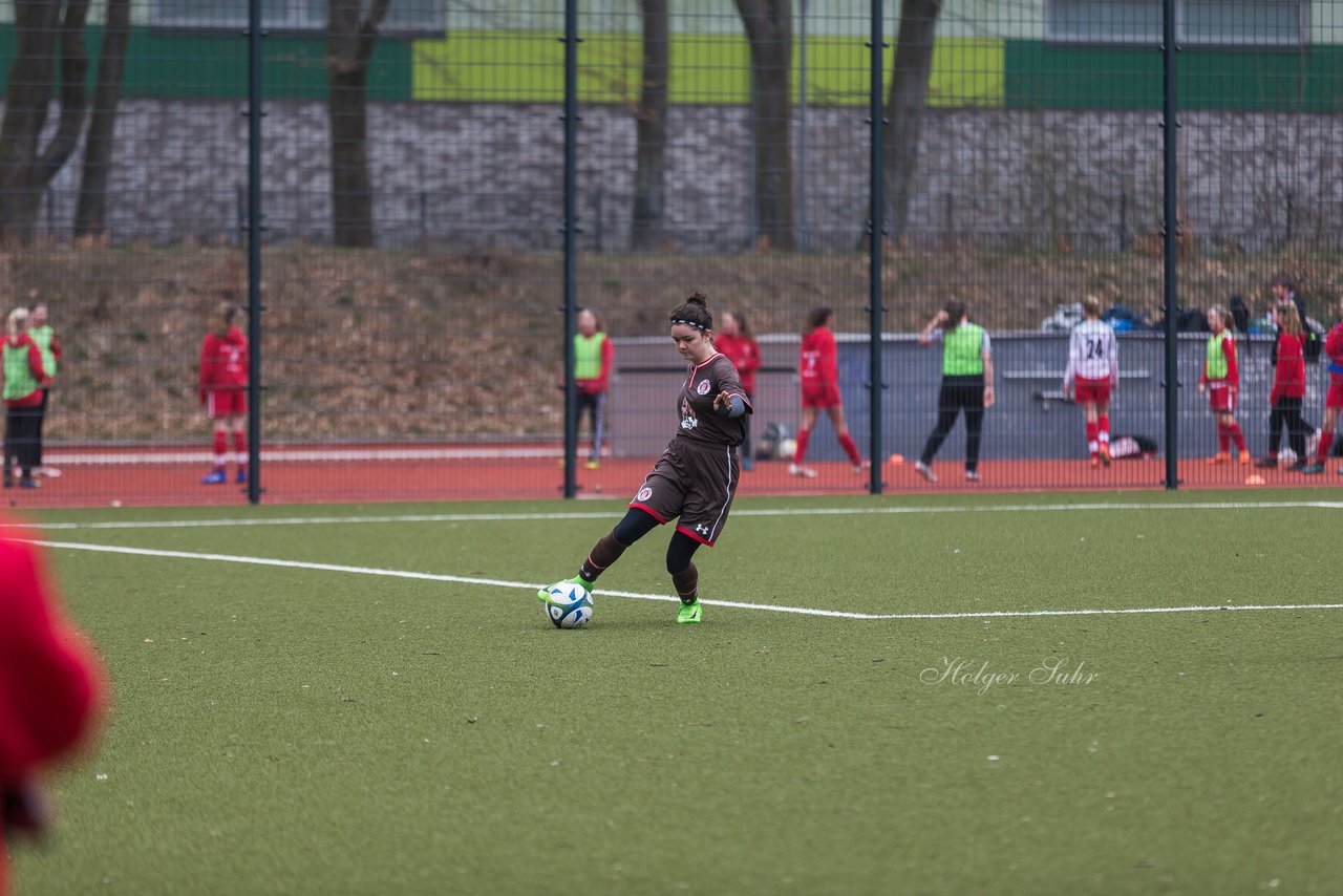 Bild 410 - B-Juniorinnen Walddoerfer - St.Pauli : Ergebnis: 4:1